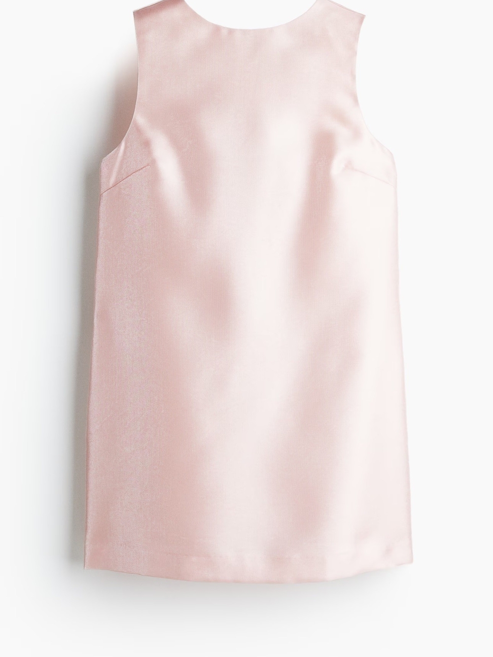 H&M Light Pink Satin Mini Dress